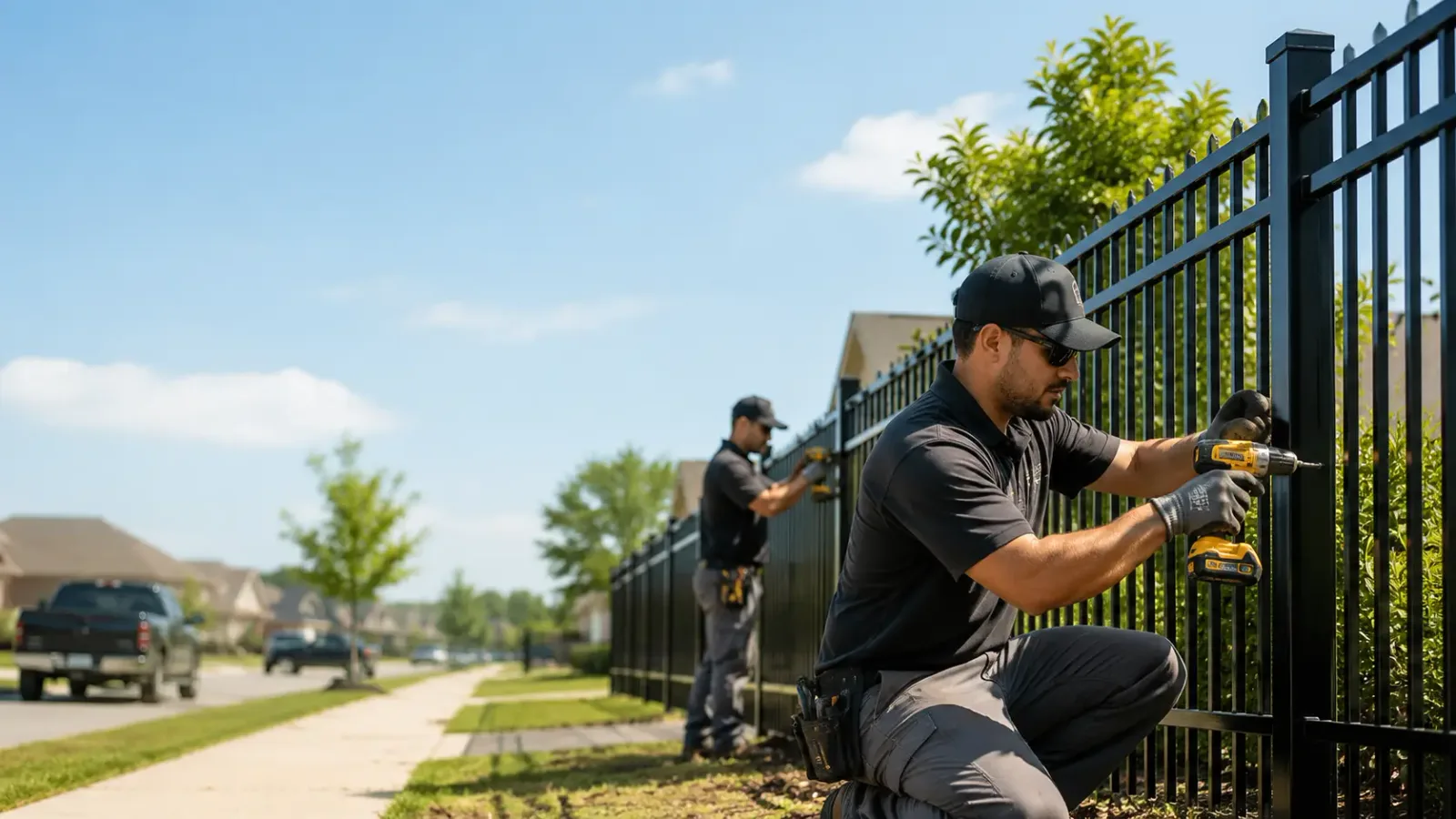 Metal Fence Installation in Dover, OK